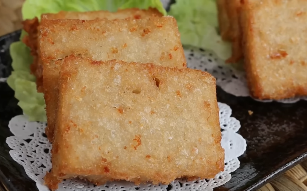 gastronomie taiwan Radish cake (萝卜糕)