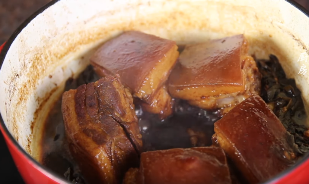 gastronomie taiwan Braised pork belly (红烧肉)