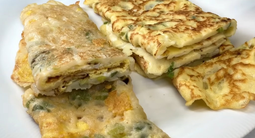 gastronomie taiwan Taiwanese-style omelette (台式蛋饼)