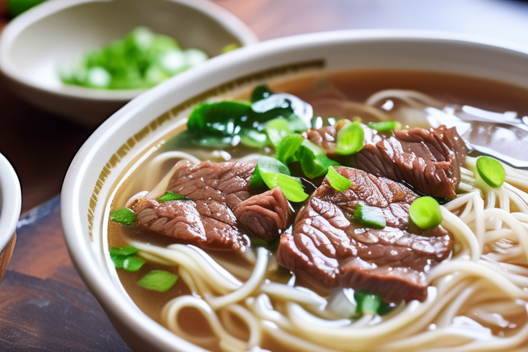 gastronomie taiwan Beef noodle soup (牛肉面)