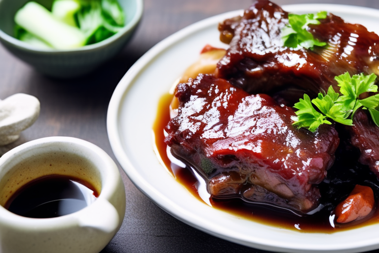 gastronomie taiwan Braised spare ribs (红烧排骨)