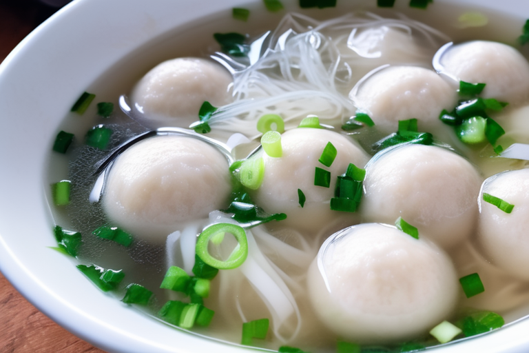 gastronomie taiwan Fish ball soup (鱼丸汤)