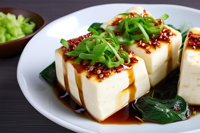 gastronomie taiwan Stuffed tofu (香菇烧豆腐)