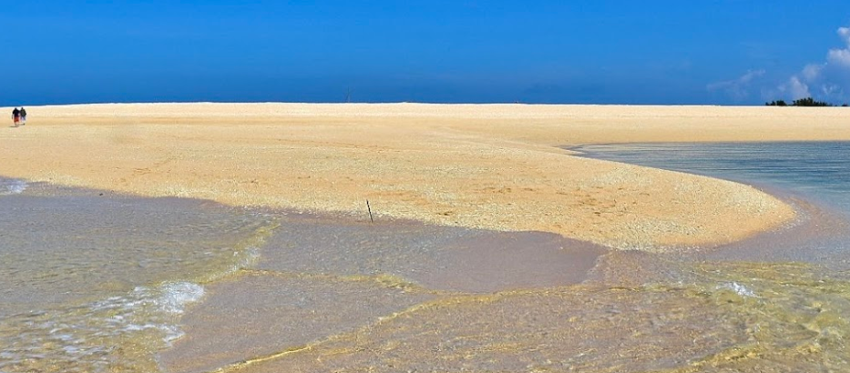 La Plage de Jibei sable fin