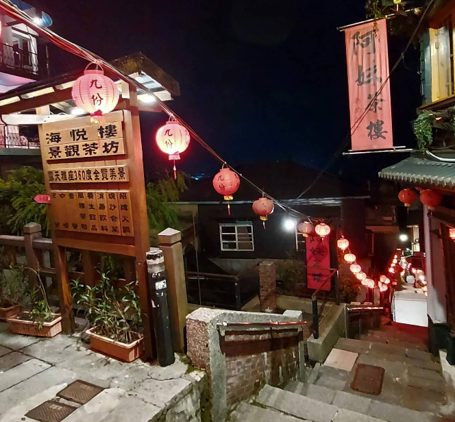 rue des lanterne à jiufen